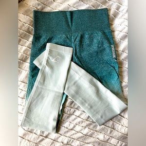 Gymshark adapt high waisted ombré leggings.